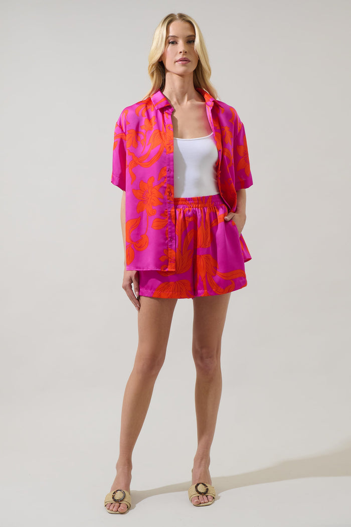 Vallie Floral Averie Button Down Shirt