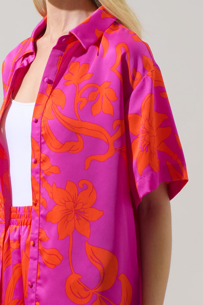 Vallie Floral Averie Button Down Shirt