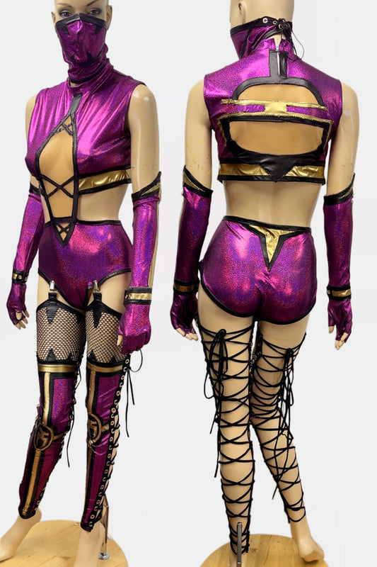 Video Game - Feral Demon Ninja Assassin Dance Festival Cosplay Costume