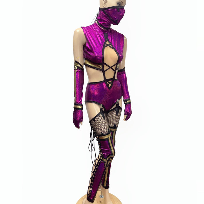 Video Game - Feral Demon Ninja Assassin Dance Festival Cosplay Costume