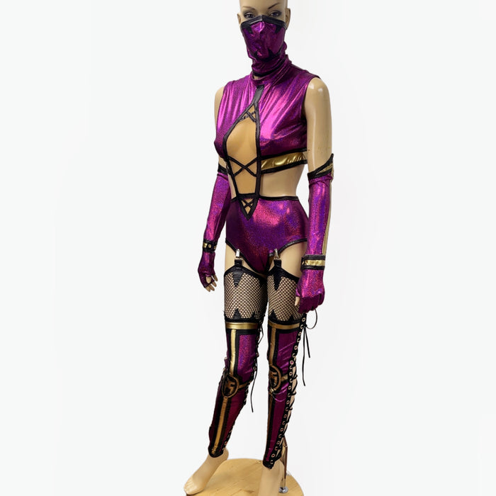 Video Game - Feral Demon Ninja Assassin Dance Festival Cosplay Costume