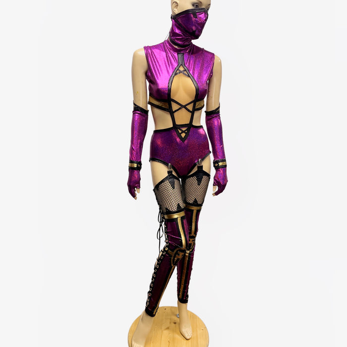 Video Game - Feral Demon Ninja Assassin Dance Festival Cosplay Costume