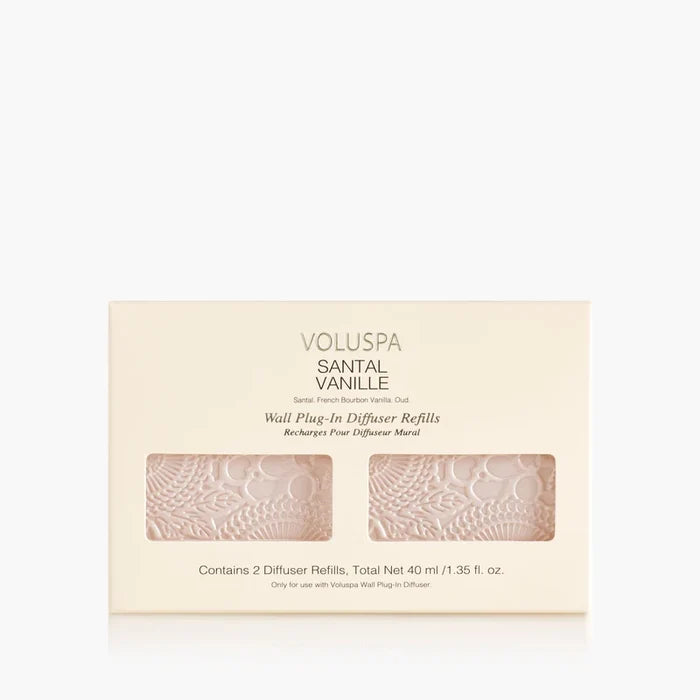 VOLUSPA Santal Vanille Wall Plug-In Twin Refill