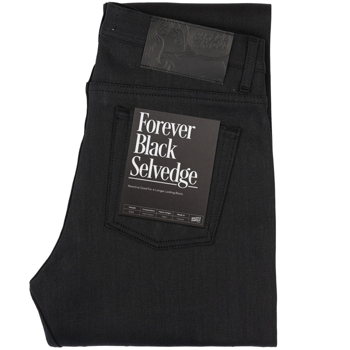 Weird Guy - Forever Black Selvedge by Naked & Famous Denim