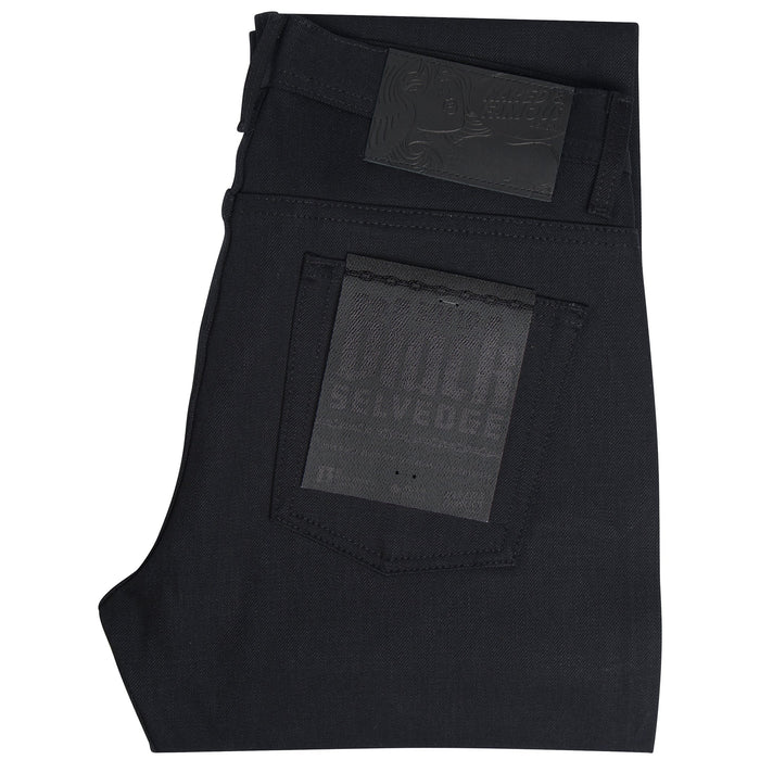 Weird Guy - Solid Black Selvedge - 36" Long Inseam by Naked & Famous Denim