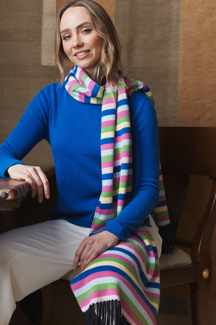 What A Stud Merino Cashmere Sweater In Skydiver