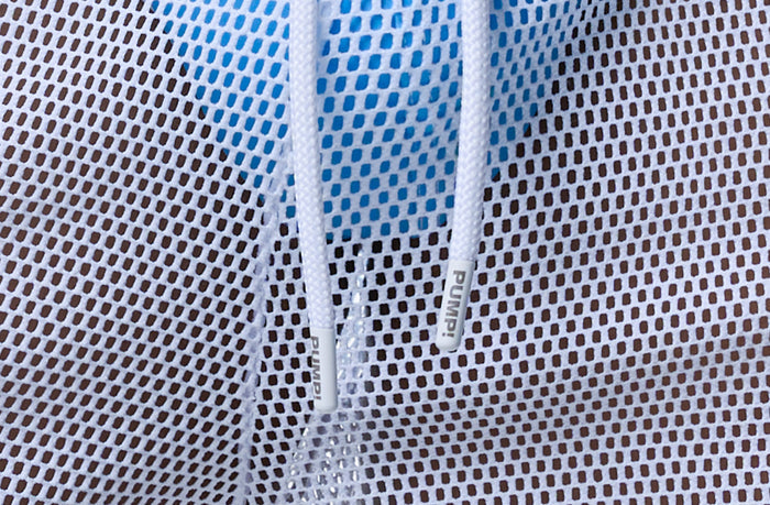 WHITE MESH SHORT