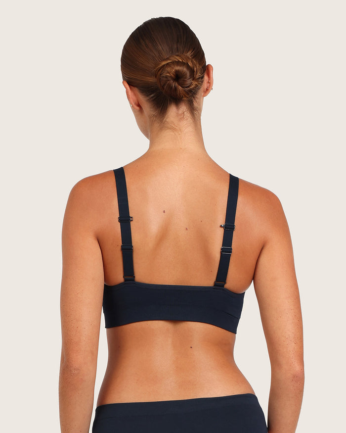 Wireless Full Bust T-Shirt Bra - Midnight