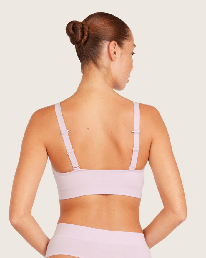 Wireless Full Bust T-Shirt Bra - Orchid