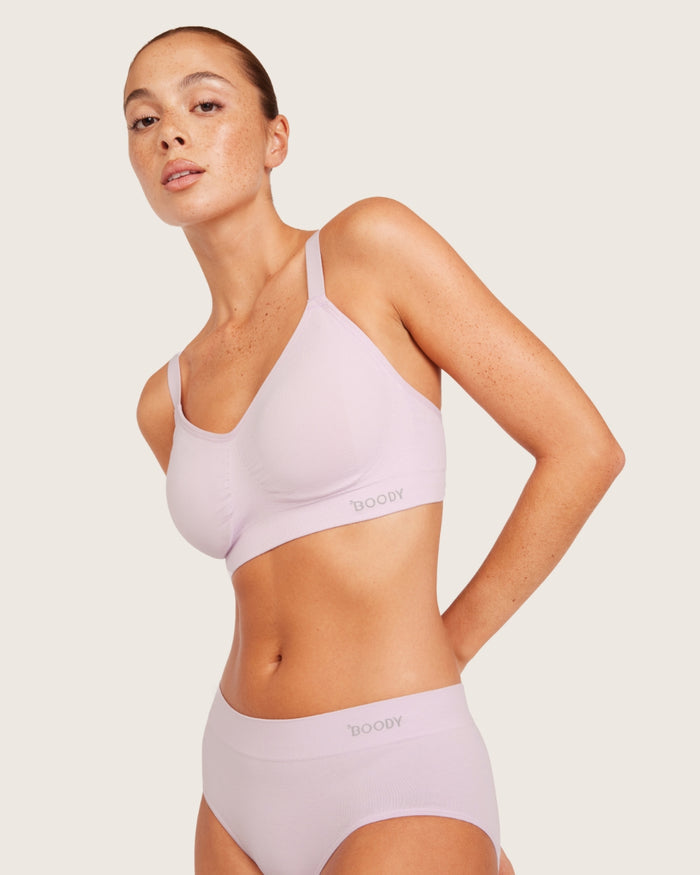 Wireless Full Bust T-Shirt Bra - Orchid