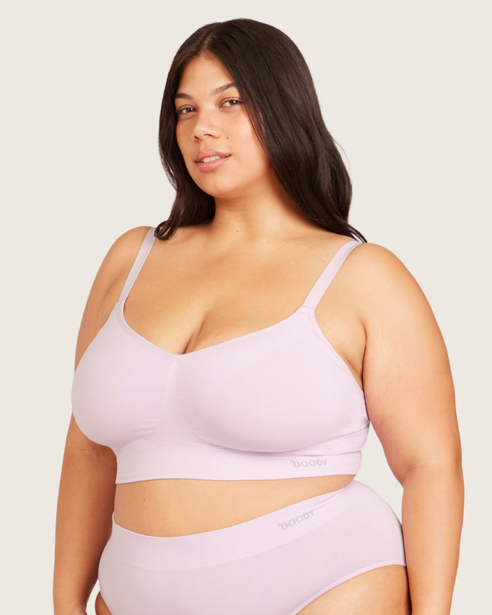 Wireless Full Bust T-Shirt Bra - Orchid