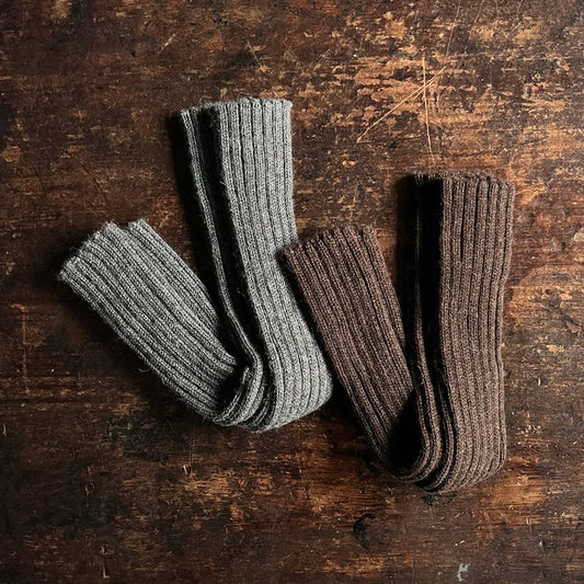 Women's Alpaca Rib Leg Warmers - Many Colours