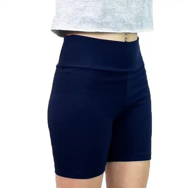 Navy blue athletic shorts