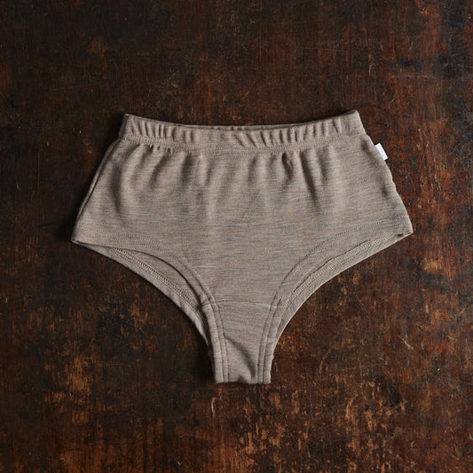 Women's Merino Wool/Silk Hipsters - Sesame
