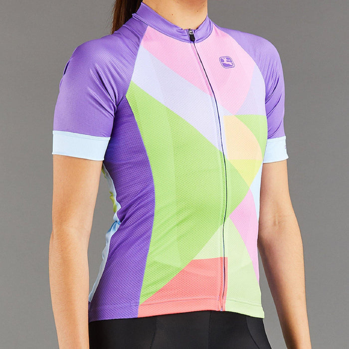 Women's Moda Geometria Tenax Pro Jersey by Giordana Cycling, , Made in Italy