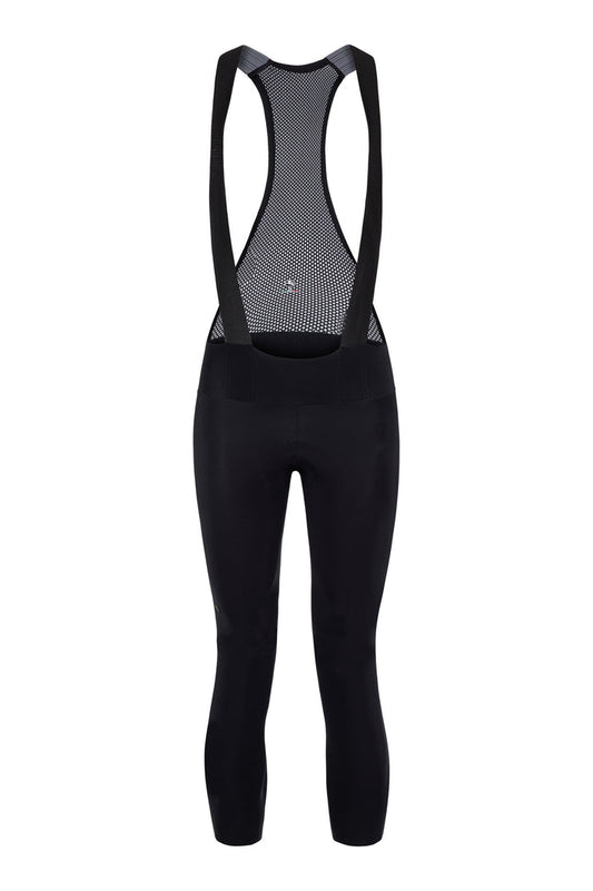 Women's SilverLine Thermal Bib Tight by Giordana Cycling, BLACK, Made in Italy