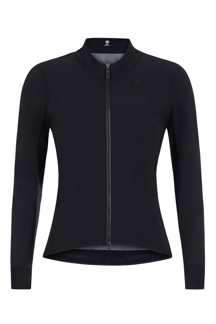 Women's SilverLine Winter Jacket by Giordana Cycling, BLACK, Made in Italy