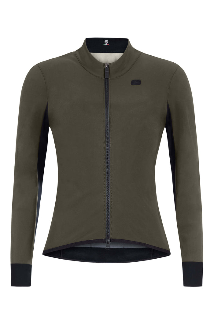 Women's SilverLine Winter Jacket by Giordana Cycling, MOSS, Made in Italy