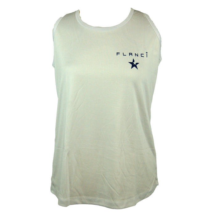 Women's Vest | FLANCI Logo White