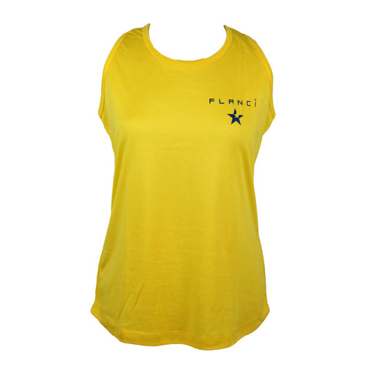 Women's Vest | FLANCI Logo Yellow