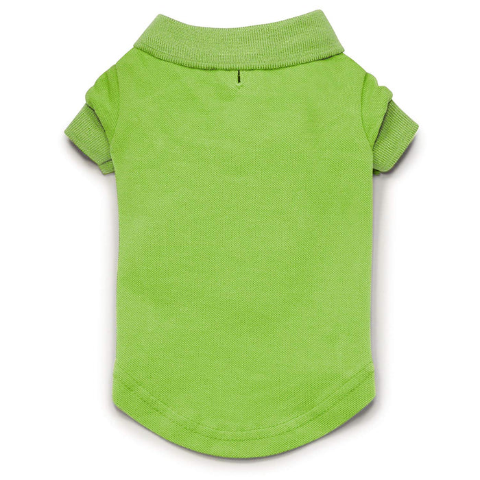 Zack & Zoey - Polo de algodón para Perros, Polo para Perro, Verde perico, X-Large