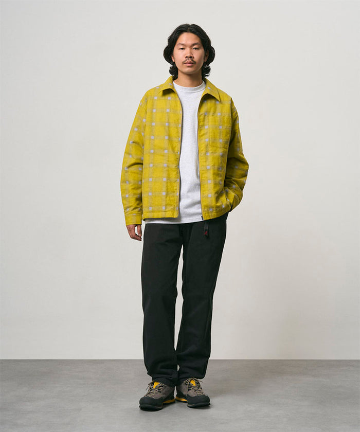 Zip-Up Insulated Flannel Shirt
