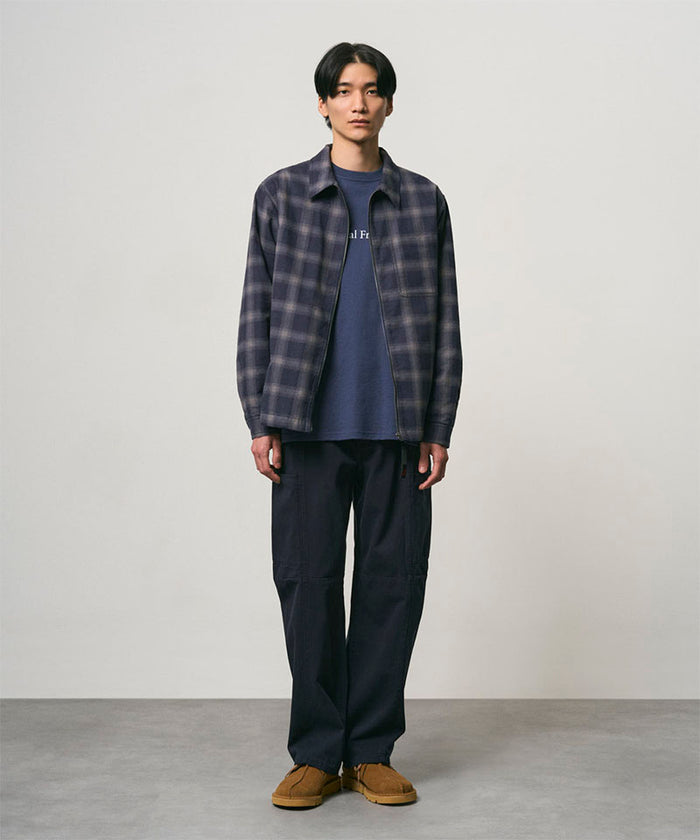 NAVY SHADOW PLAID / XS